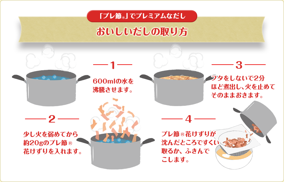 おいしいだしの取り方
